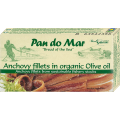 Filety z Anchois w Oliwie z Oliwek Extra Virgin BIO 50 g - Pan do Mar