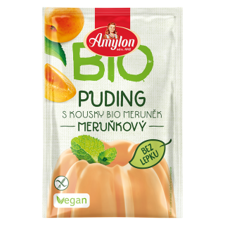 Budyń Morelowy Bezglutenowy BIO 40 g - Amylon - Ekochatka