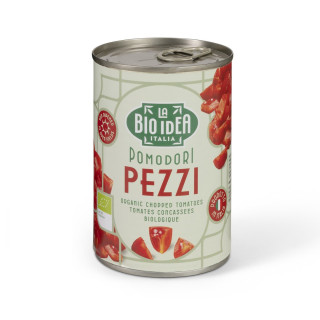 Pomidory Krojone bez Skóry BIO 400 g - La Bio Idea - Ekochatka