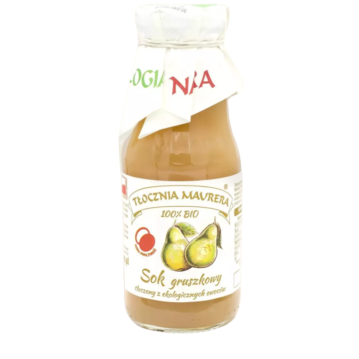 Sok Gruszkowy Tłoczony NFC BIO 300 ml - Tłocznia Maurera - Ekochatka