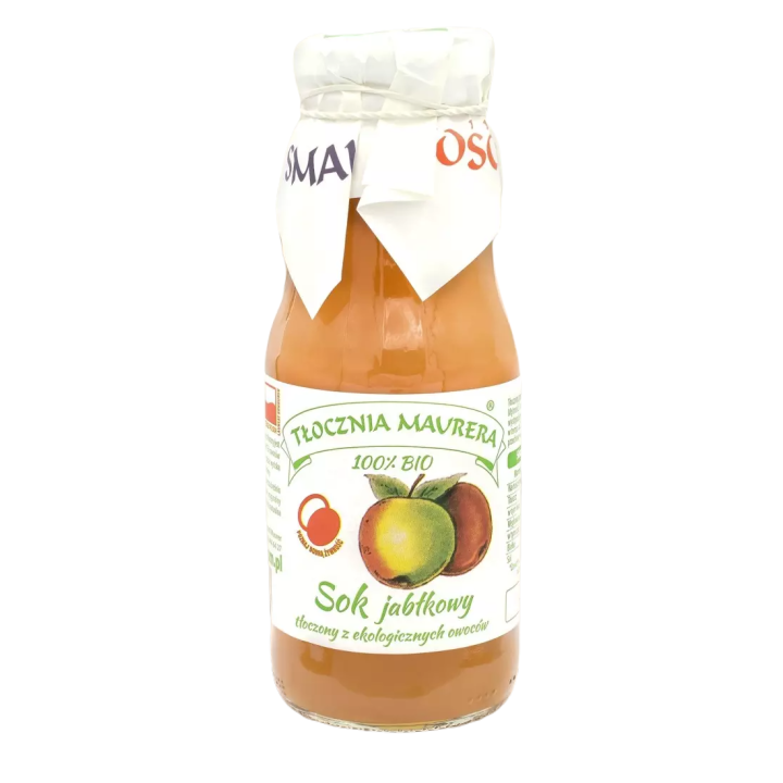 Sok Jabłkowy Tłoczony NFC BIO 300 ml - Tłocznia Maurera - Ekochatka