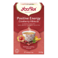 Herbatka Pozytywna Energia Żurawina i Hibiskus BIO 30,6 g - Yogi Tea