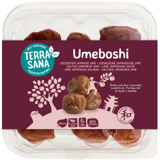 Umeboshi Śliwki Japońskie Kiszone Bezglutenowe BIO 150 g - Terrasana -