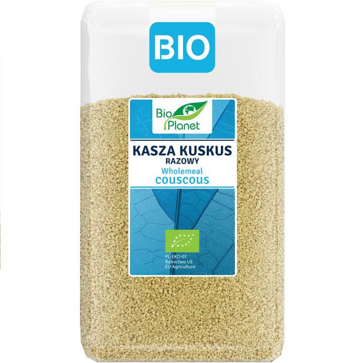 Kasza Kuskus Razowy BIO 1 kg - Bio Planet - Ekochatka