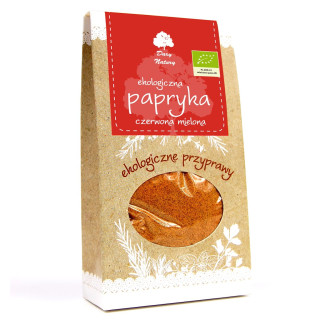 Papryka Słodka Mielona BIO 50 g - Dary Natury - Ekochatka