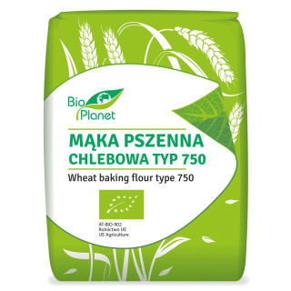Mąka Pszenna Chlebowa Typ 750 BIO 1 kg - Bio Planet - Ekochatka