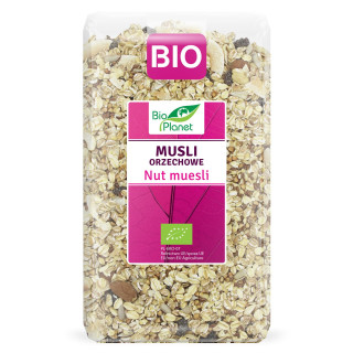 Musli Orzechowe z Nerkowcami i Migdałami BIO 600 g - Bio Planet - Ekoc