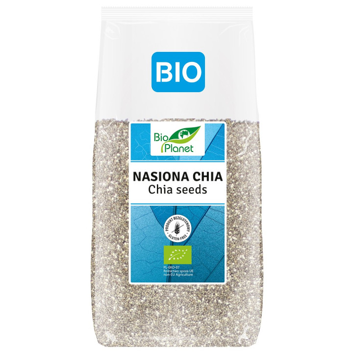 Nasiona Chia Bezglutenowe BIO 400 g - Bio Planet - Ekochatka