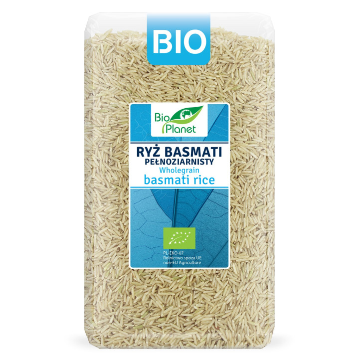 Ryż Basmati Pełnoziarnisty BIO 1 kg - Bio Planet - Ekochatka