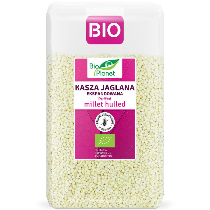 Kasza Jaglana Ekspandowana Bezglutenowa BIO 150 g - Bio Planet - Ekoch