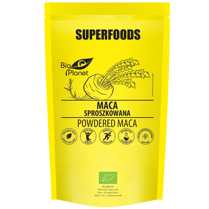 Maca Sproszkowana BIO 150 g - Bio Planet - Ekochatka
