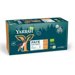 Pasztet dla Psa Multipack BIO 6 x 150 g - Yarrah - Ekochatka