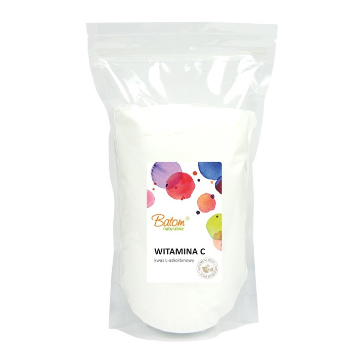 Witamina C w Proszku Kwas L-askorbinowy 500 g - Batom - Ekochatka
