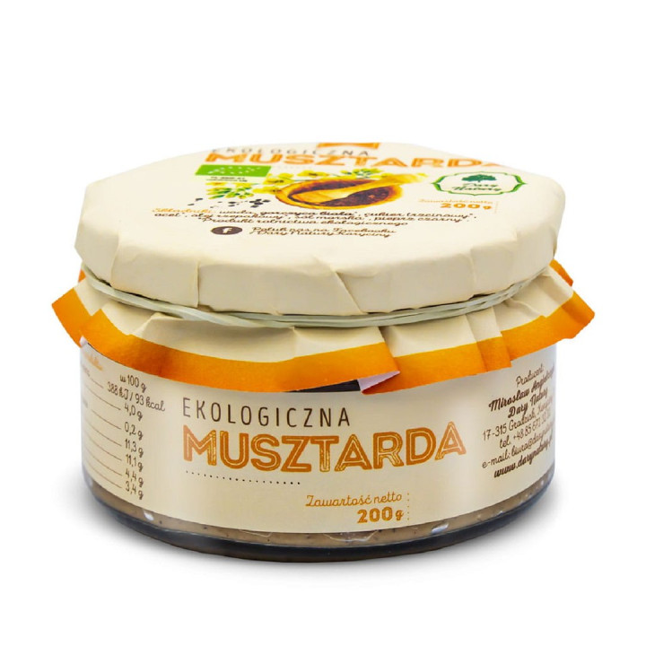Musztarda BIO 200 g - Dary Natury - Ekochatka