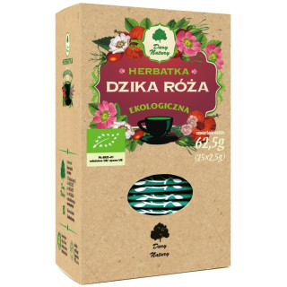 Herbatka z Dzikiej Róży BIO 25 Saszetek 62,5 g - Dary Natury - Ekochat