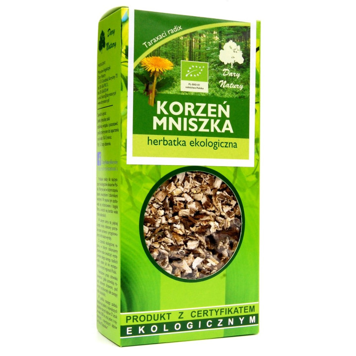 Herbatka z Korzenia Mniszka BIO 100 g - Dary Natury - Ekochatka