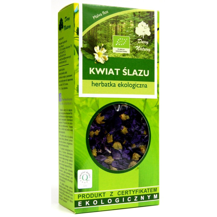 Herbatka Kwiat Ślazu BIO 20 g - Dary Natury - Ekochatka
