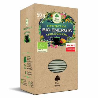 Herbatka Energia 25 Saszetek BIO 50 g - Dary Natury - Ekochatka