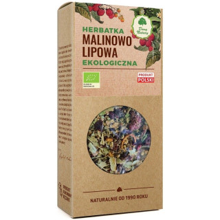 Herbatka Malinowo-Lipowa BIO 80 g - Dary Natury - Ekochatka