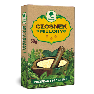 Czosnek Mielony 50 g - Dary Natury - Ekochatka