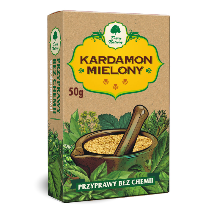 Kardamon Mielony 50 g - Dary Natury - Ekochatka