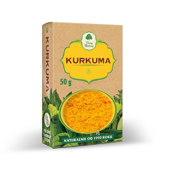 Kurkuma Mielona 50 g - Dary Natury - Ekochatka
