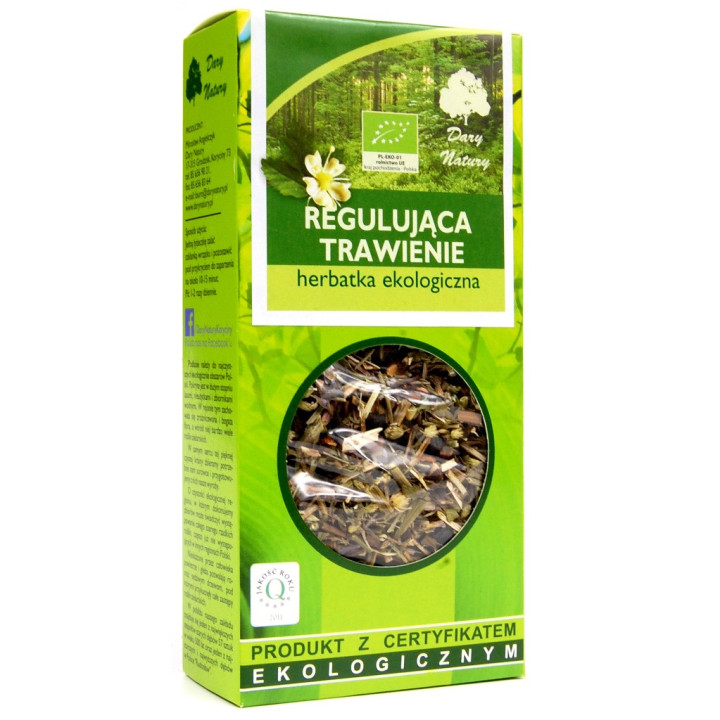 Herbatka Regulująca Trawienie BIO 50 g - Dary Natury - Ekochatka