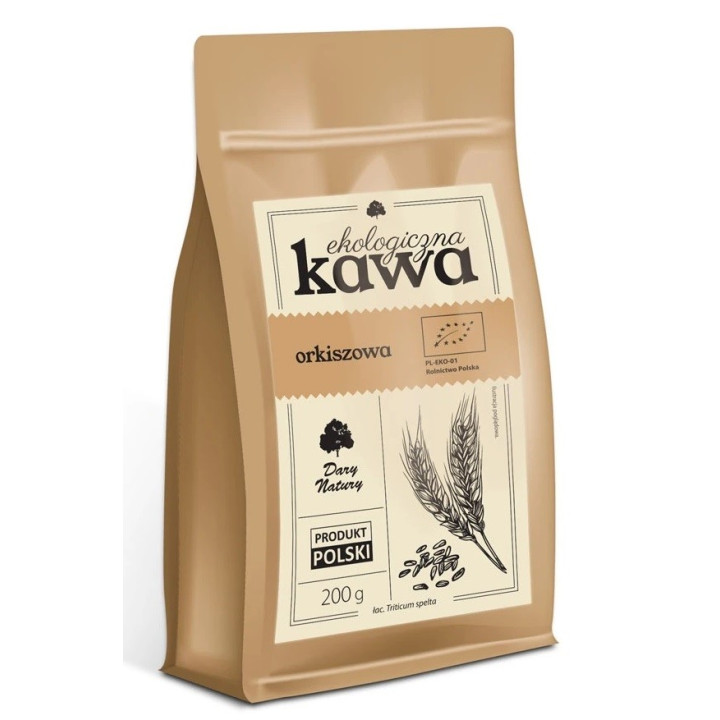 Kawa Zbożowa Orkiszowa BIO 200 g - Dary Natury - Ekochatka