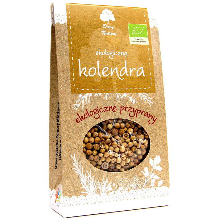 Kolendra Ziarno BIO 30 g - Dary Natury - Ekochatka