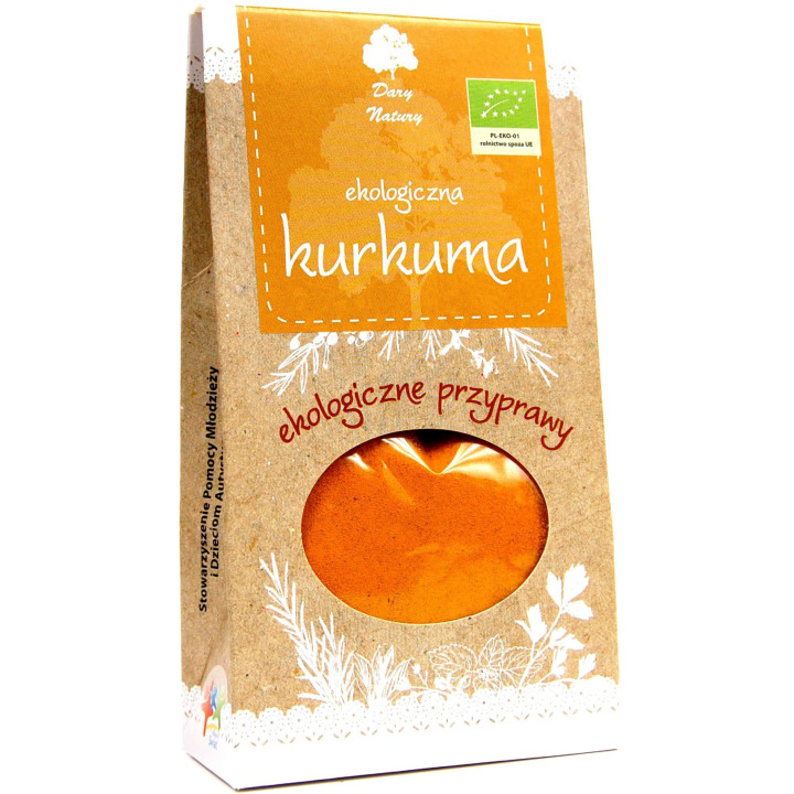 Kurkuma Mielona BIO 50 g - Dary Natury - Ekochatka