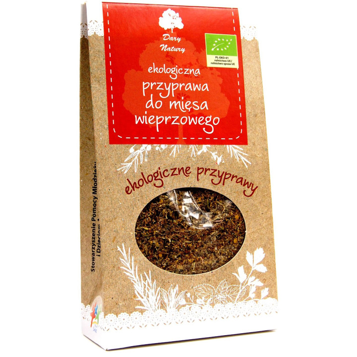 Przyprawa do Mięsa Wieprzowego BIO 40 g - Dary Natury - Ekochatka