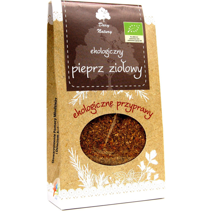 Pieprz Ziołowy BIO 60 g - Dary Natury - Ekochatka
