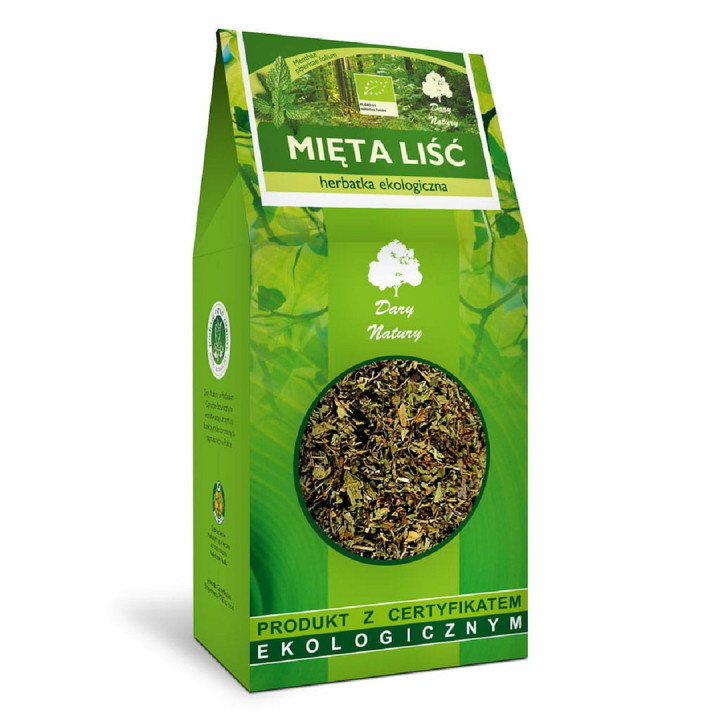 Herbatka z Mięty Pieprzowej BIO 100 g - Dary Natury - Ekochatka