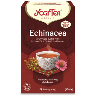 Herbatka Echinacea z Jeżowką BIO 30,6 g - Yogi Tea - Ekochatka