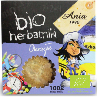 Herbatniki Okrągłe BIO 100 g - Bio Ania - Ekochatka
