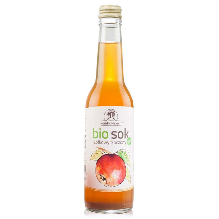Sok Jabłkowy Tłoczony NFC BIO 275 ml - Rembowscy - Ekochatka