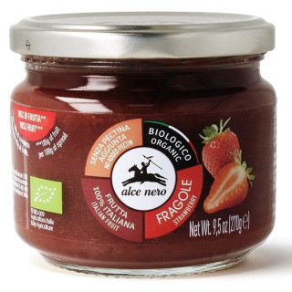 Mus Truskawkowy BIO 270 g - Alce Nero - Ekochatka