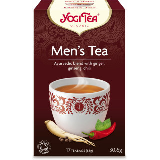 Herbatka Dla Mężczyzn Men's Tea BIO 17 Torebek 30,6 g - Yogi Tea - Eko
