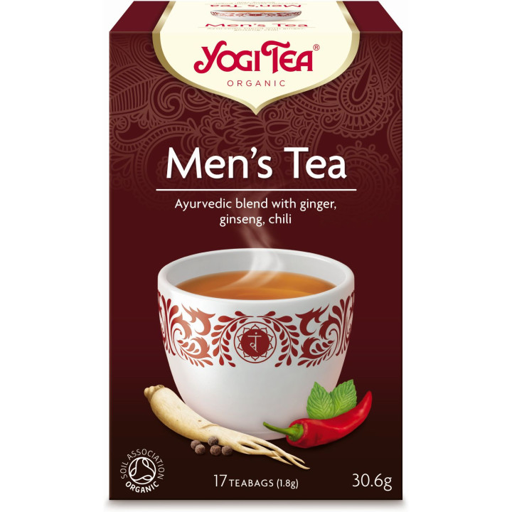 Herbatka Dla Mężczyzn Men's Tea BIO 17 Torebek 30,6 g - Yogi Tea - Eko