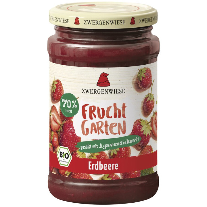 Mus Truskawkowy 70% Owoców Bezglutenowy BIO 225 g - Zwergenwiese - Eko