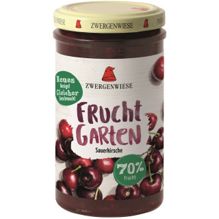 Mus Wiśniowy 70% Owoców Bezglutenowy BIO 225 g - Zwergenwiese - Ekocha