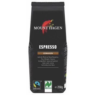 Kawa Mielona Espresso Arabica 100% Fair Trade BIO 250 g - Mount Hagen 