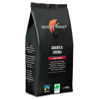 Kawa Ziarnista Arabica 100% Crema Fair Trade BIO 1 kg - Mount Hagen - 