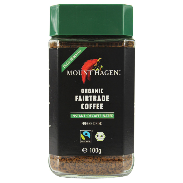 Kawa Rozpuszczalna Bezkofeinowa Fair Trade BIO 100 g - Mount Hagen - E
