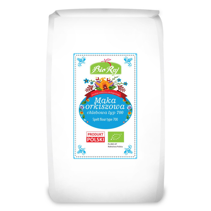 Mąka Orkiszowa Chlebowa Typ 700 Polska BIO 1 kg - Bio Raj - Ekochatka