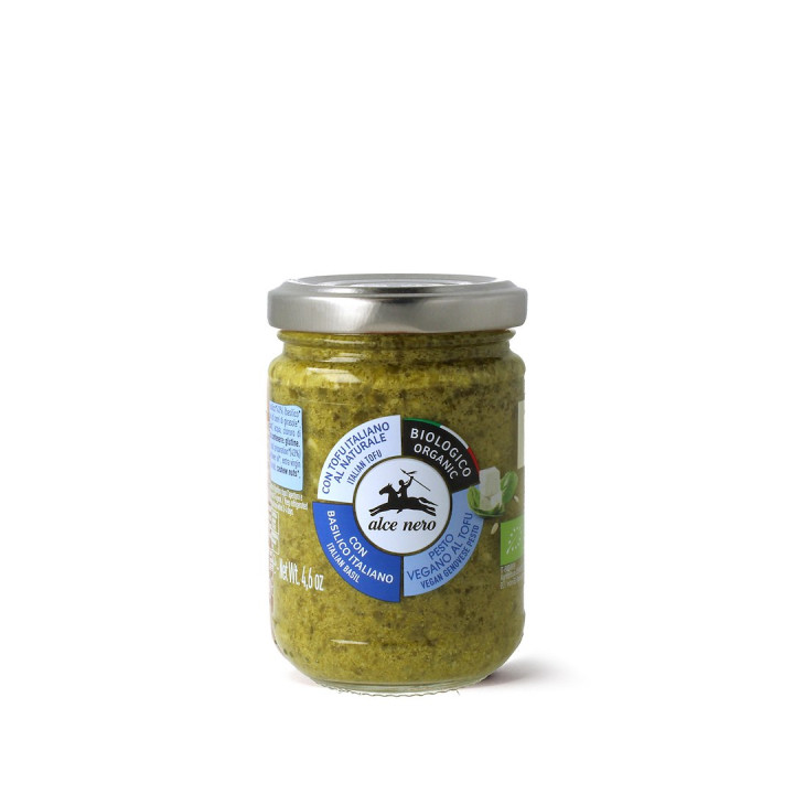 Pesto Bazyliowe z Tofu BIO 130 g - Alce Nero - Ekochatka