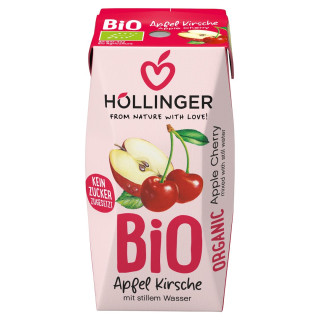 Nektar Jabłkowo-Wiśniowy BIO 200 ml - Hollinger - Ekochatka