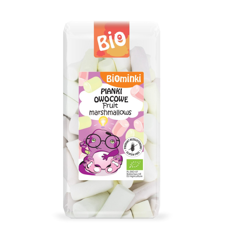 Pianki Owocowe Bezglutenowe BIO 100 g - Biominki - Ekochatka