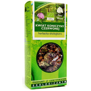 Herbatka Kwiat Koniczyny Czerwonej BIO 25 g - Dary Natury - Ekochatka