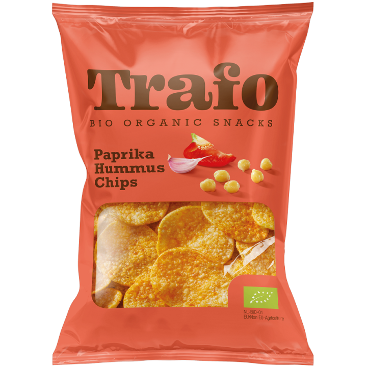 Chipsy z Ciecierzycy Paprykowo-Czosnkowe BIO 75 g - Trafo - Ekochatka